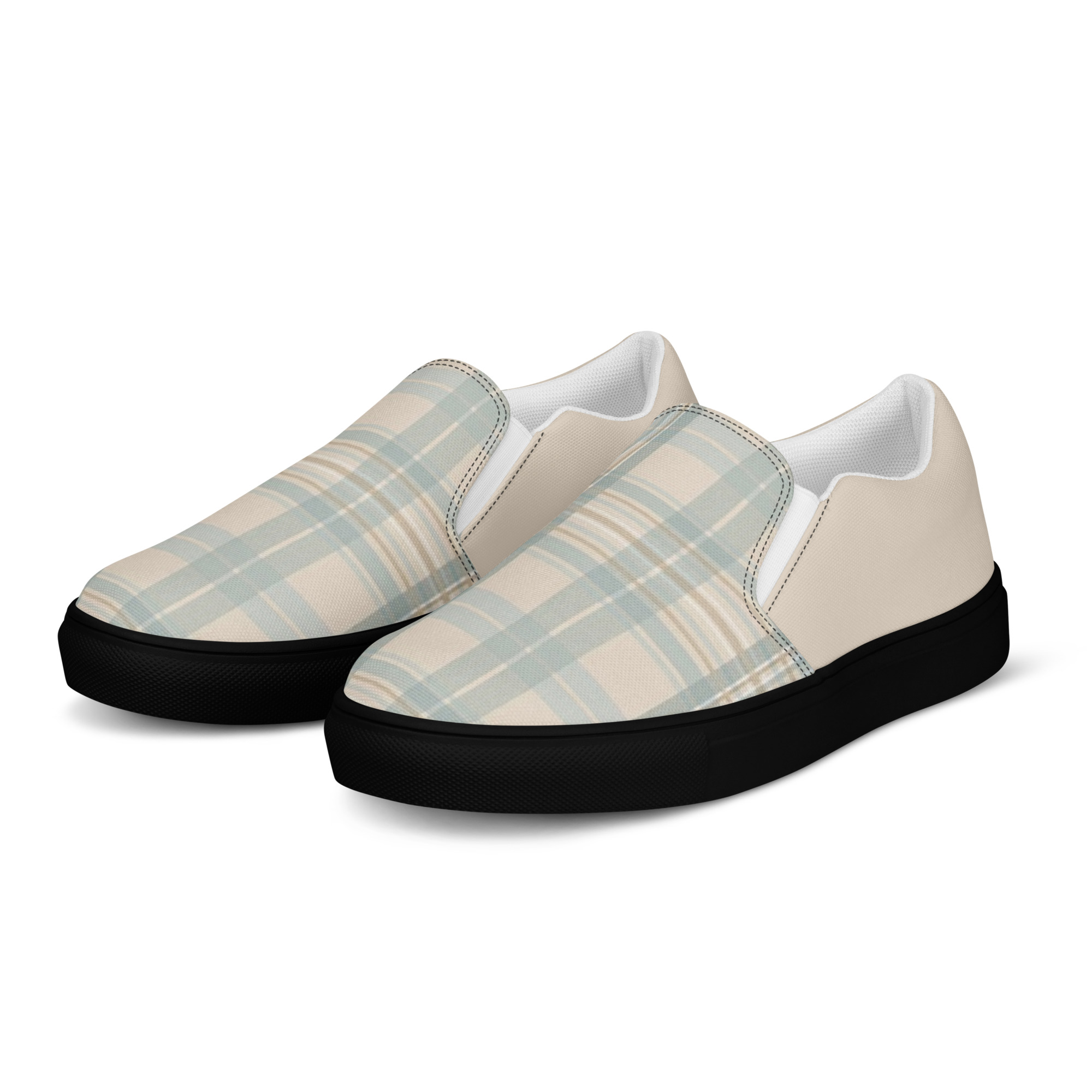 womens slip on canvas shoes black left front 699fa3569566b jpg
