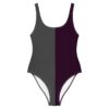 The Bauhaus Series (Plum and Grey) One Piece Swimsuit grey plum front art concierge clothing 2 The Bauhaus Series (Plum and Grey) One Piece Swimsuit grey plum front art concierge clothing 2