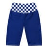 The Nautical Series (Bluenose IV) Blue Biker Shorts blue white front art concierge clothing jpg