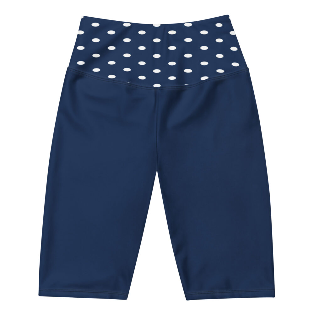The Bauhaus Series (Pocka Dots) Biker Shorts navy white front art concierge clothing jpg