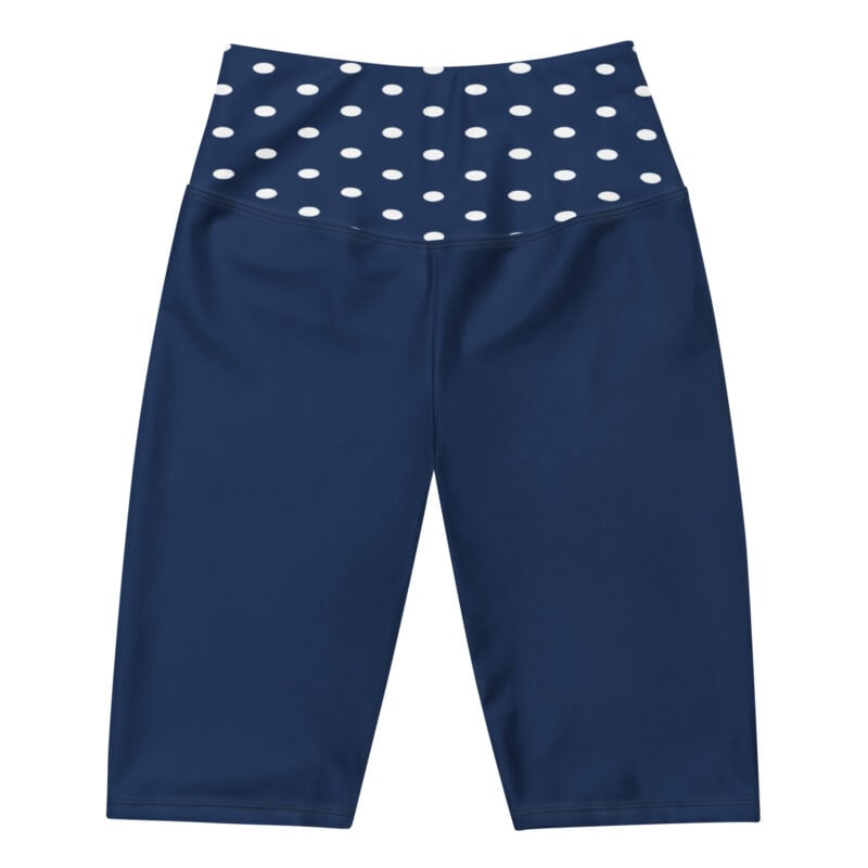The Bauhaus Series (Pocka Dots) Biker Shorts navy white front art concierge clothing jpg
