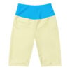 The Bauhaus Series (Cream and Deep Sky Blue) Biker Shorts cream deep blue front art concierge clothing jpg