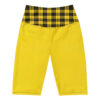 The Tartan Series (MaCleod) Biker Shorts black yellow front art concierge clothing jpg The Tartan Series (MaCleod) Biker Shorts black yellow front art concierge clothing jpg