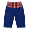 The Tartan Series (Macpherson) Biker Shorts blue red front art concierge clothing jpg