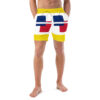 The Art Series (Four Squares) Swim Trunks yellow blue red white front art concierge clothing jpg