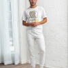 Remy Lofty Look The Tartan Series (Light Mustard) champion t shirt fleece joggers canvas deck shoes light mustard black front art concierge clothing jpg