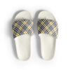 The Tartan Series (Light Mustard) Slides light mustard white front art concierge clothing jpg The Tartan Series (Light Mustard) Slides light mustard white front art concierge clothing jpg
