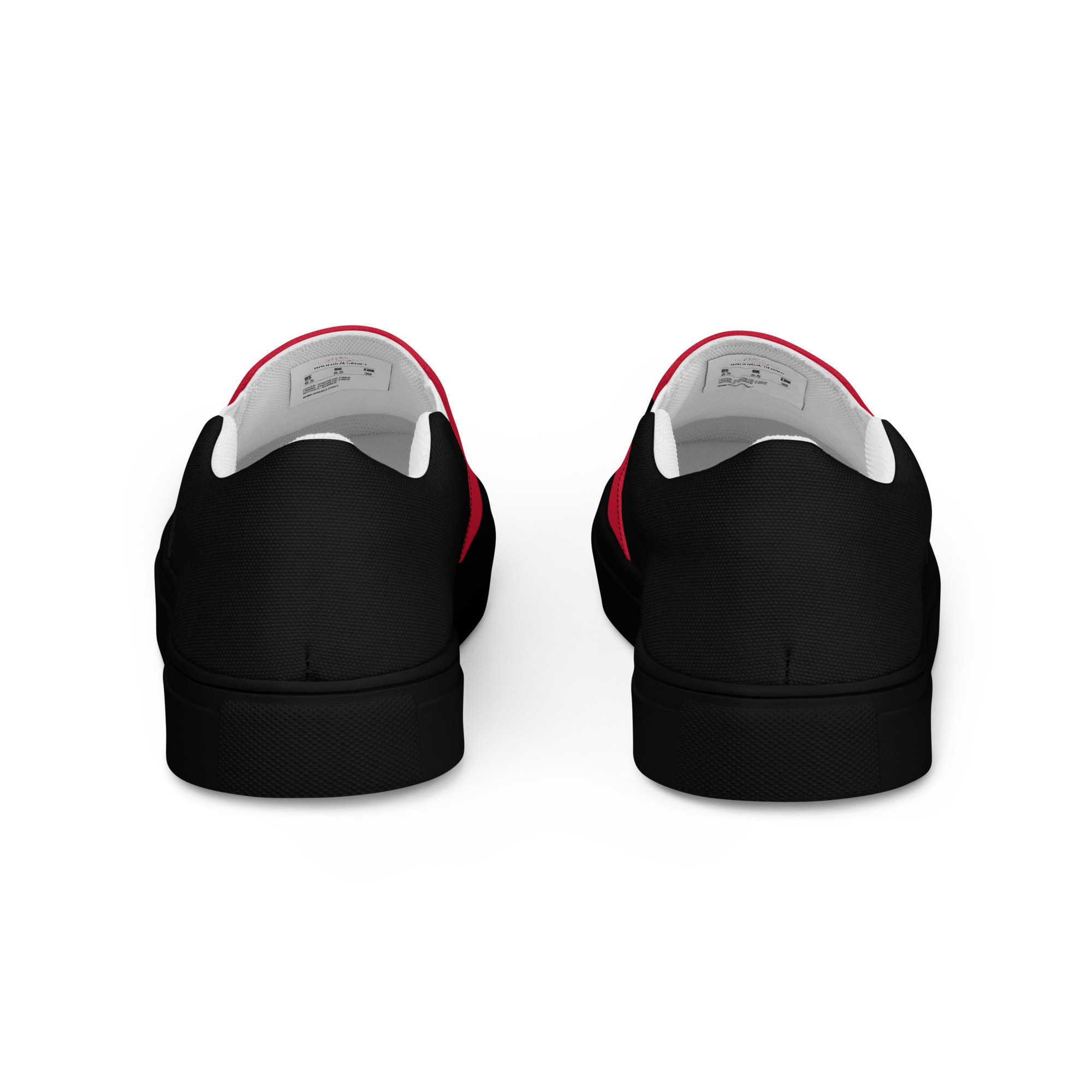 mens slip on canvas shoes black back 69af8e0d32033 jpg