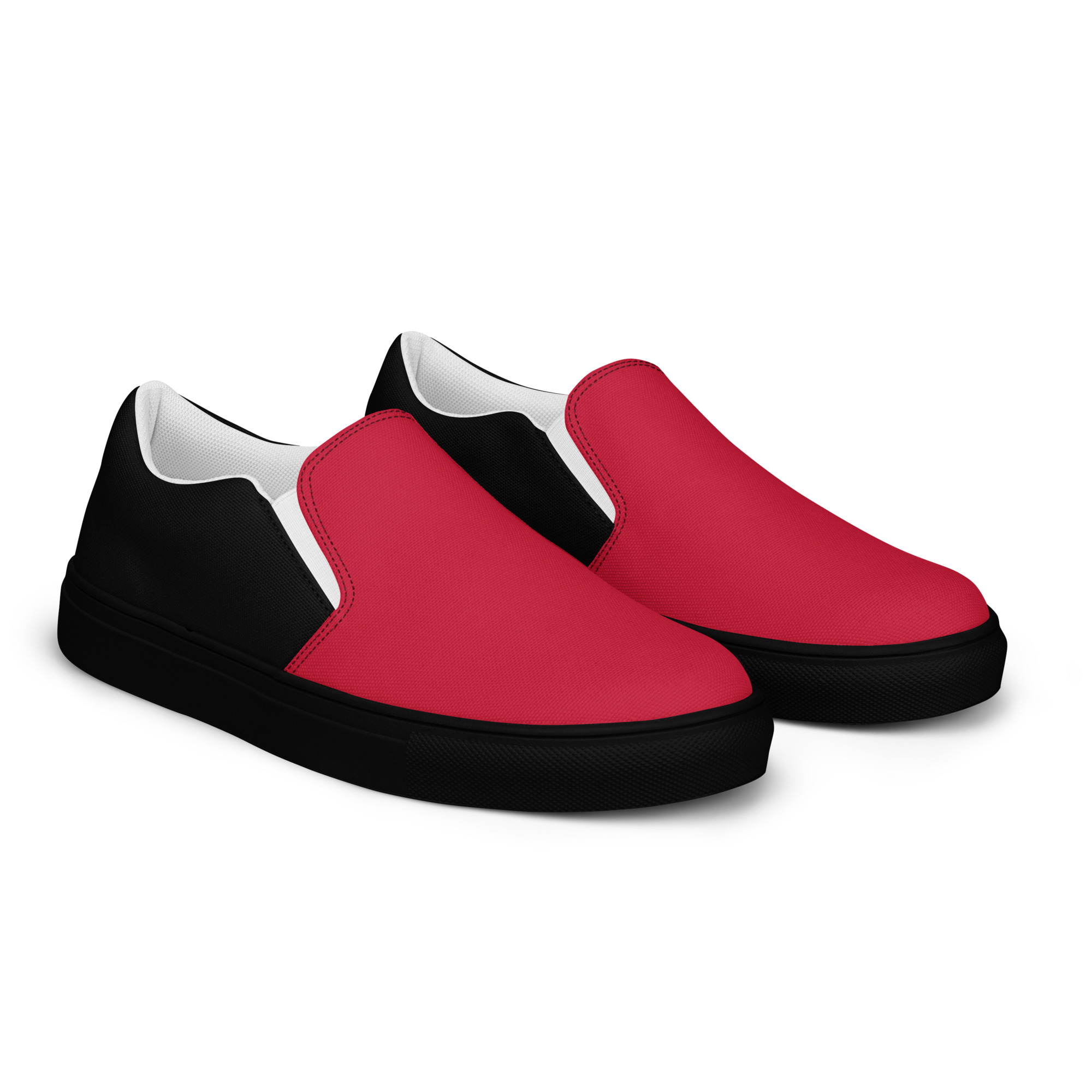 mens slip on canvas shoes black right front 69af8e0d31f8e jpg