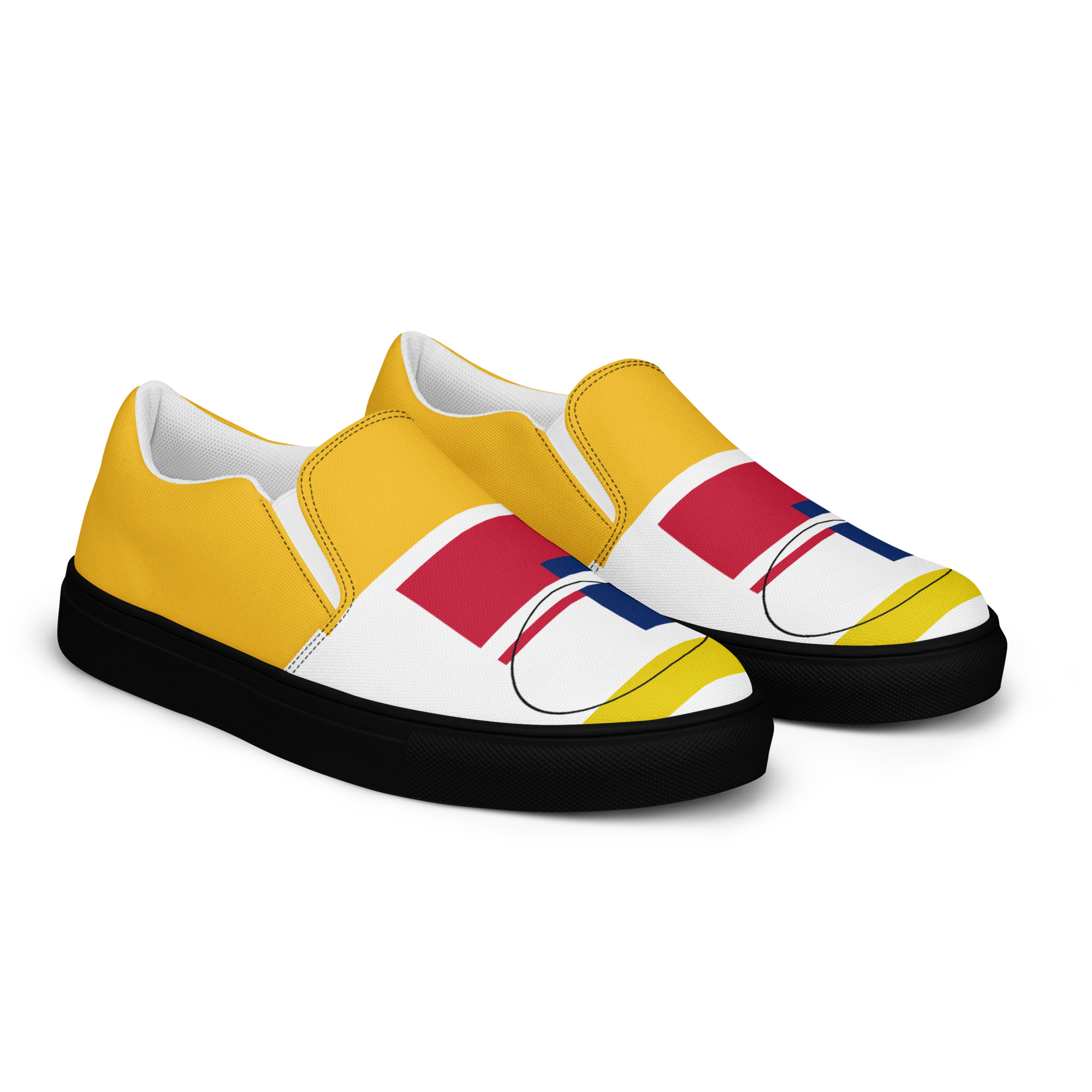 mens slip on canvas shoes black right front 69bb7506441b3 jpg