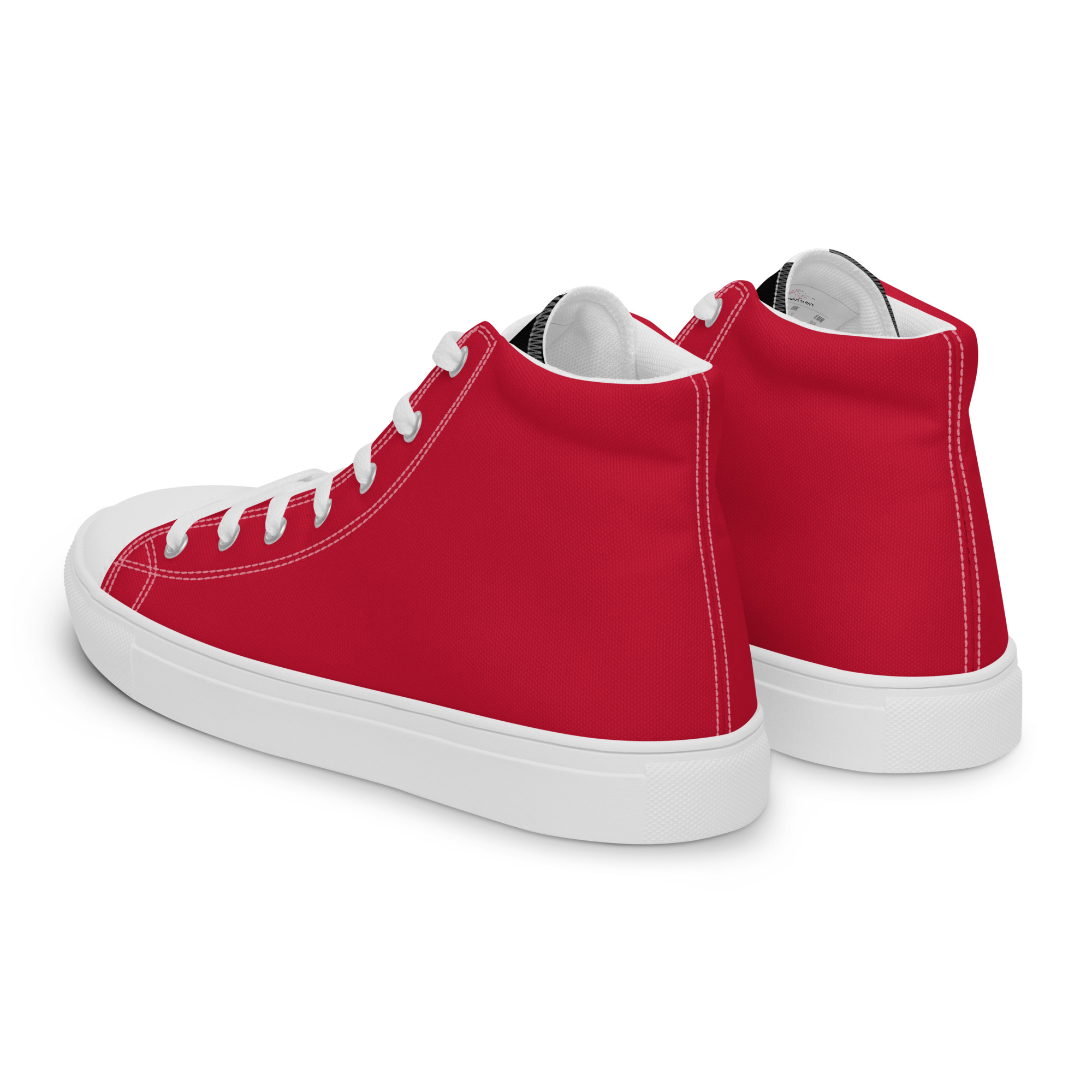 womens high top canvas shoes white left back 69af8834800fc jpg