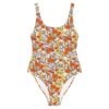 The Art Series (Red Garden) One Piece Swimsuit red yellow front art concierge clothing jpg The Art Series (Red Garden) One Piece Swimsuit red yellow front art concierge clothing jpg