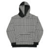 The Art Series (Houndstooth) Hoodie brown white front art concierge clothing jpg
