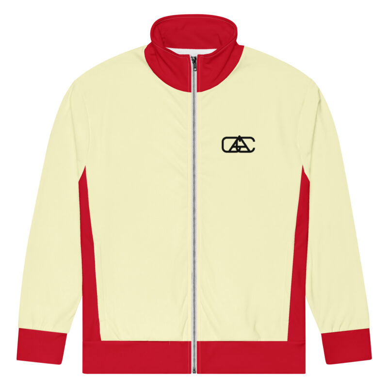 The Bauhaus Series (Cream and Cherry Red) track jacket cherry red cream front art concierge clothing jpg The Bauhaus Series (Cream and Cherry Red) track jacket cherry red cream front art concierge clothing jpg