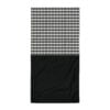 The Art Series (Houndstooth) Towel white brown 30x60 flat art concierge clothing jpg