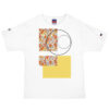 The Art Series (Red Garden) Champion T-Shirt white red yellow front art concierge clothing jpg