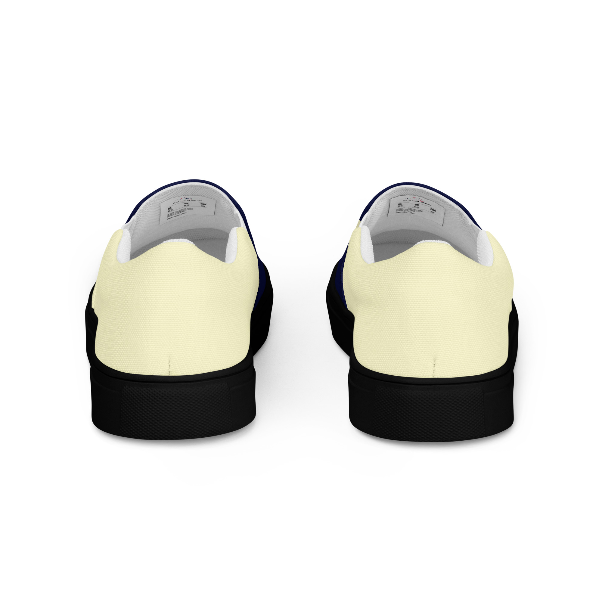 mens slip on canvas shoes black back 69f16c33bf159 jpg