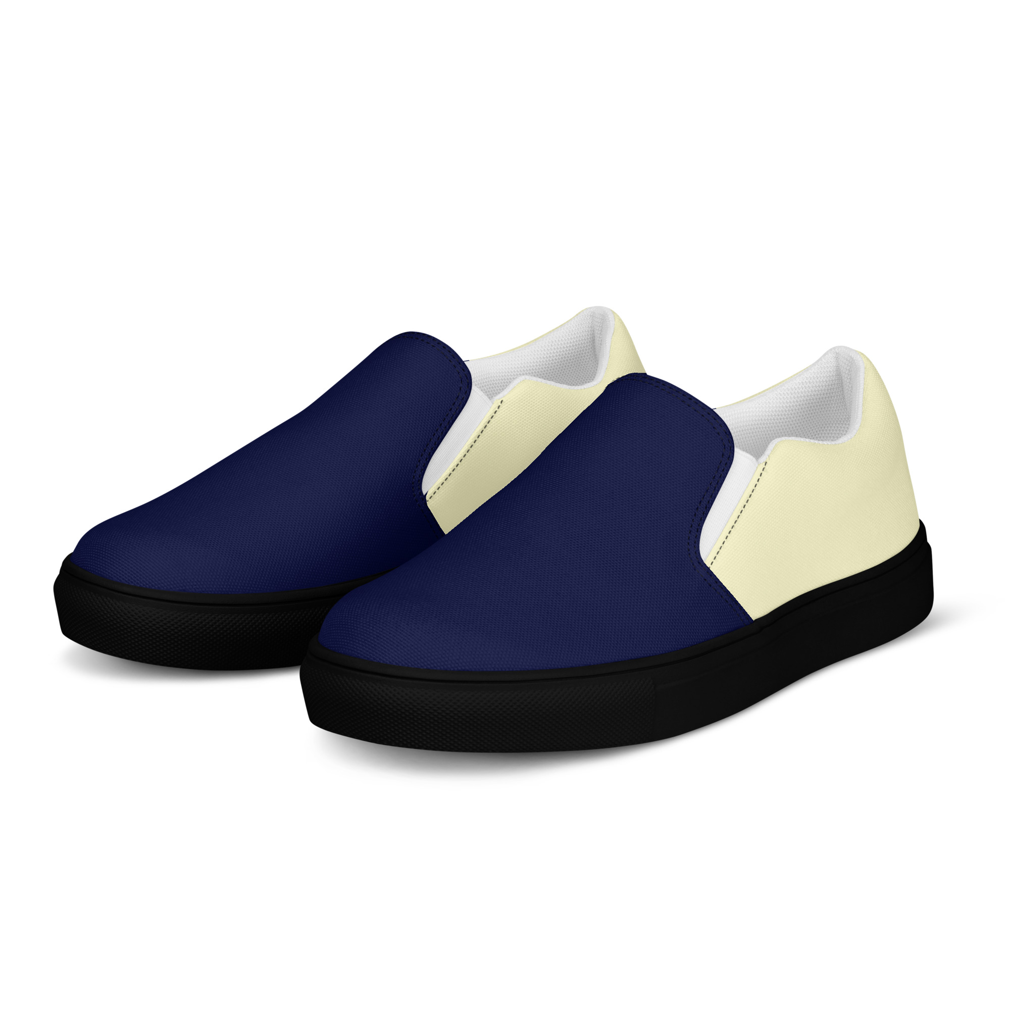 mens slip on canvas shoes black left front 69f16c33bf004 jpg
