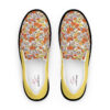 The Art Series (Red Garden) Women’s Slip-on Canvas Shoes red yellow black front art concierge clothing jpg