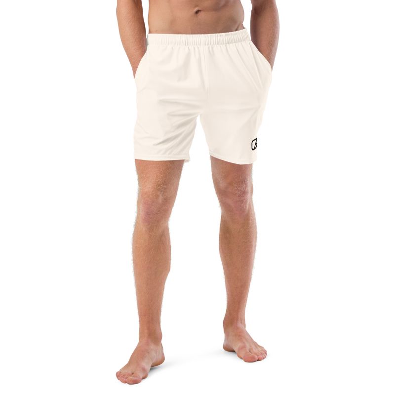 The Art Series (Four Points) Swim Trunks pink front art concierge clothing