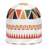 The Art Series (Mexican Triangles) Beanie multi-colored triangles white front art concierge clothing jpg The Art Series (Mexican Triangles) Beanie multi-colored triangles white front art concierge clothing jpg