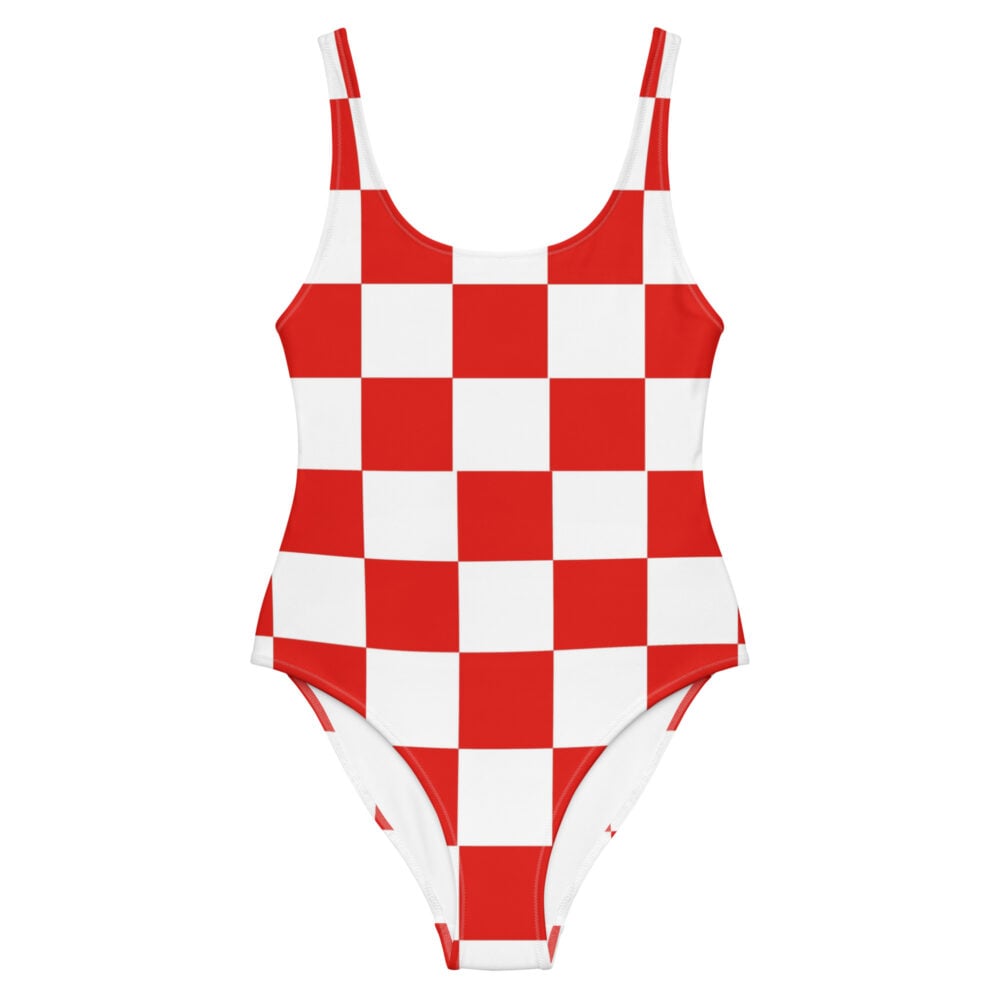 The Nautical Series (Bluenose IV) red white front art concierge clothing jpg