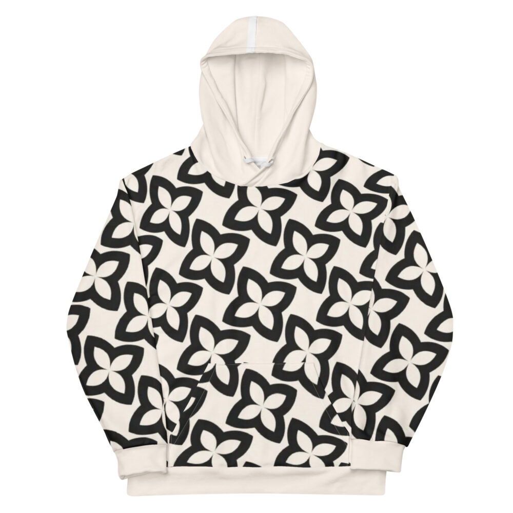 The Art Series (Four Points) Hoodie pink black front art concierge clothing jpg