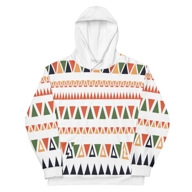 The Art Series (Mexican Triangles) Hoodie multi-colored front art concierge clothing JPG