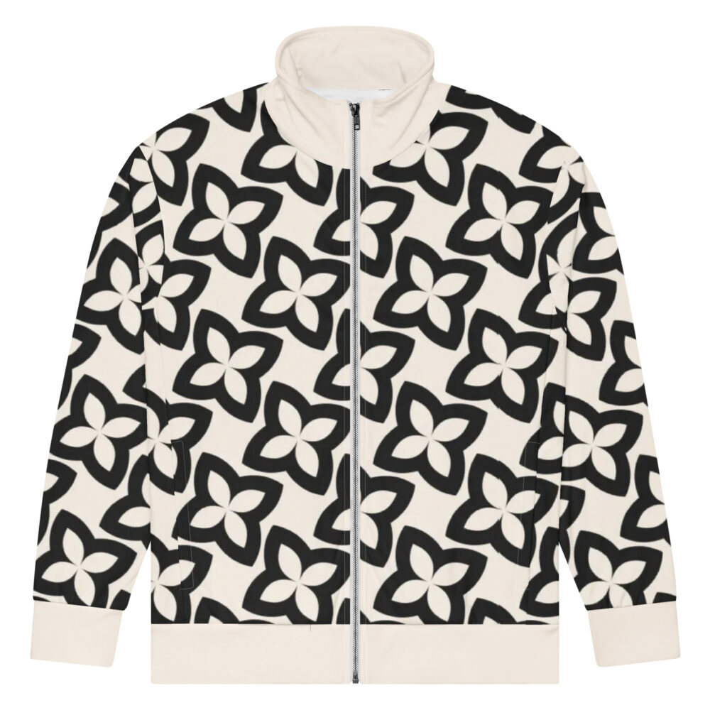 The Art Series (Four Points) Track Jacket Black Pink front art concierge clothing jpg