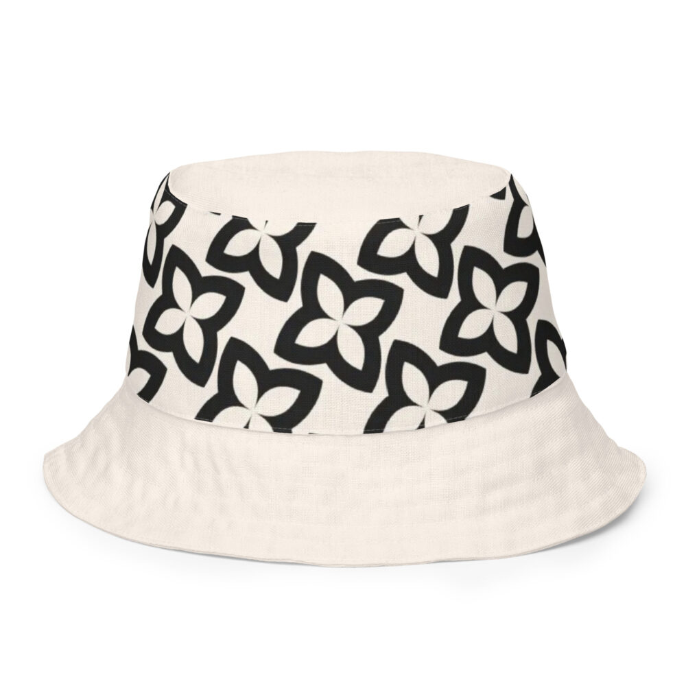 The Art Series (Four Points) Bucket Hat pink black front outside art concierge clothing jpg
