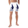The Nautical Sailing Ship Swim Trunks blue and white front art concierge clothing jpg