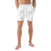 The Bauhaus Series (Grey Circles) Swim Trunks grey front art concierge clothing jpg
