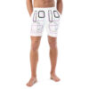 The Art Series (Geometric Shapes) Swim Trunks blue black white front art concierge clothing jpg