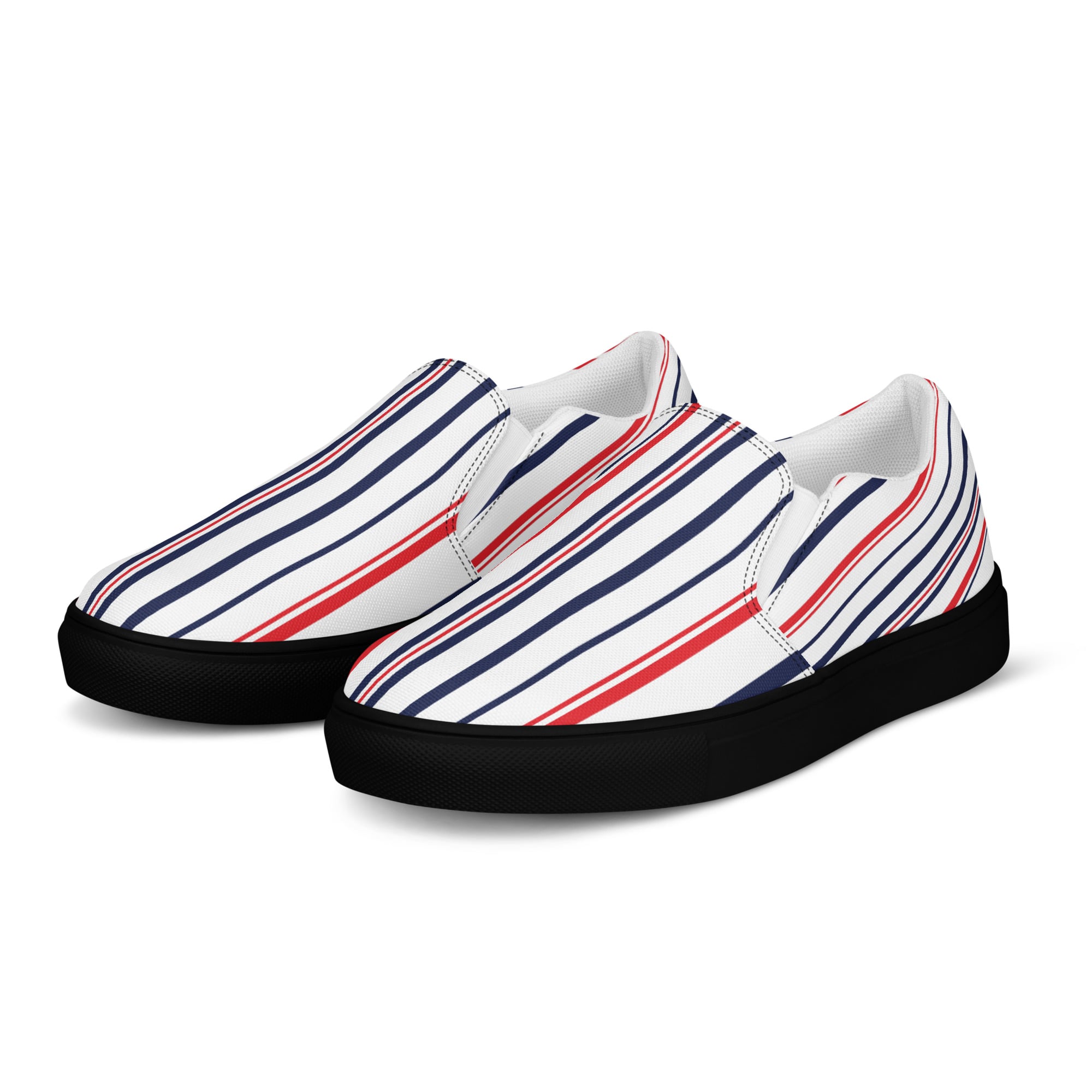 mens slip on canvas shoes black left front 6a2df69732990 jpg