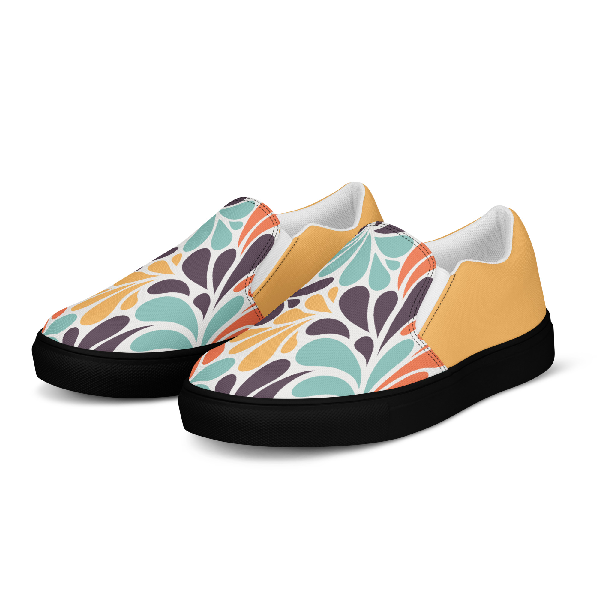 womens slip on canvas shoes black left front 6a387d1eadf00 jpg