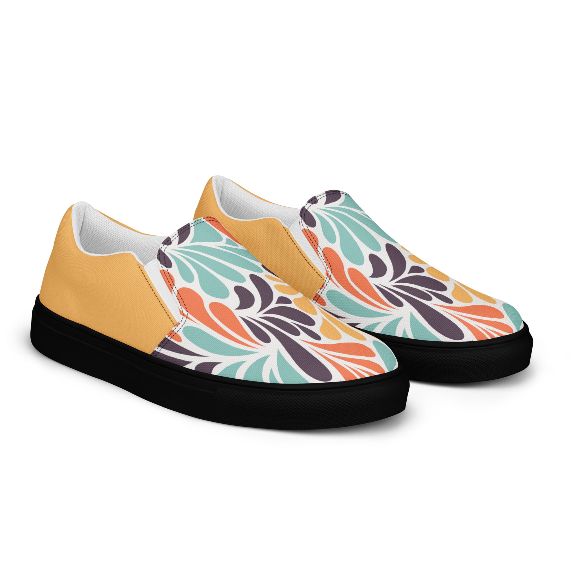womens slip on canvas shoes black right front 6a387d1eadf66 jpg