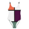 The Art Series (Ode to Saint Laurent) 3 One-Piece Swimsuit persimmon blue green black white front art concierge clothing jpg The Art Series (Ode to Saint Laurent) 3 One-Piece Swimsuit persimmon blue green black white front art concierge clothing jpg