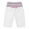 The Stripes Series (Classic Red and Blue) Biker Shorts red blue white front art concierge clothing jpg