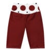 The Bauhaus Series (Red and Black Pocka Dots) Biker Shorts red black white front art concierge clothing jpg