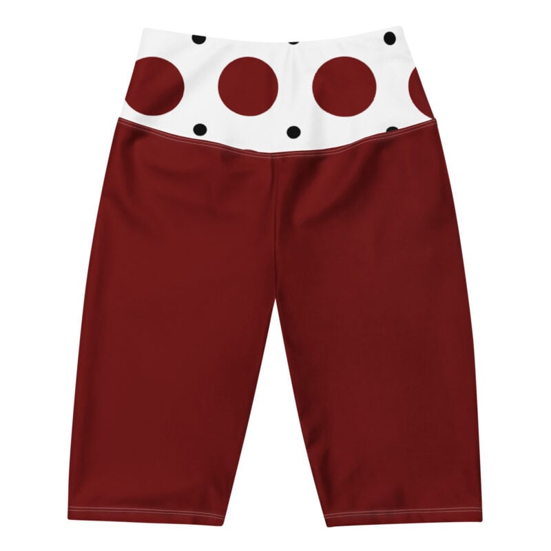 The Bauhaus Series (Red and Black Pocka Dots) Biker Shorts red black white front art concierge clothing jpg
