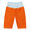 The Bauhaus Series (Ice Blue and Friends) Biker Shorts ice blue persimmon front art concierge clothing jpg