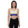 all over print recycled longline sports bra white front 6a94e30c1b99b jpg