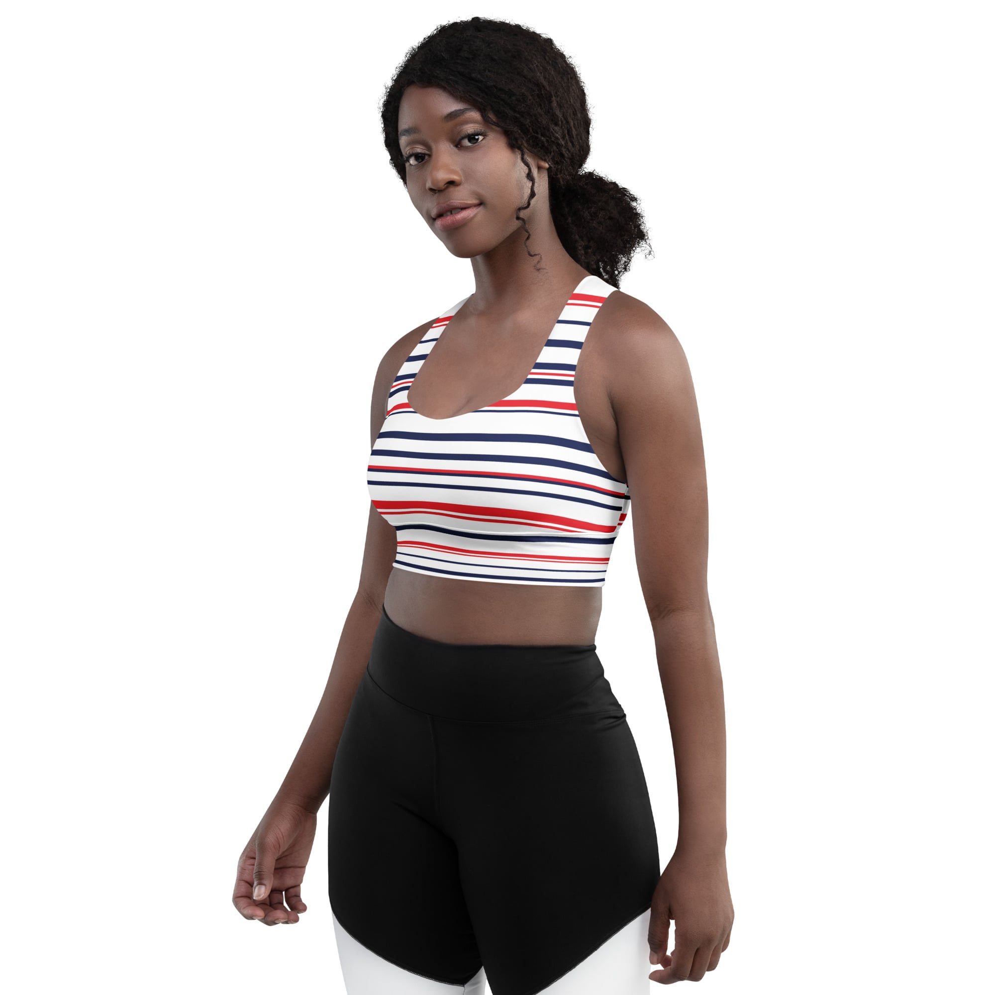 all over print recycled longline sports bra white left front 6a921a349e923 jpg
