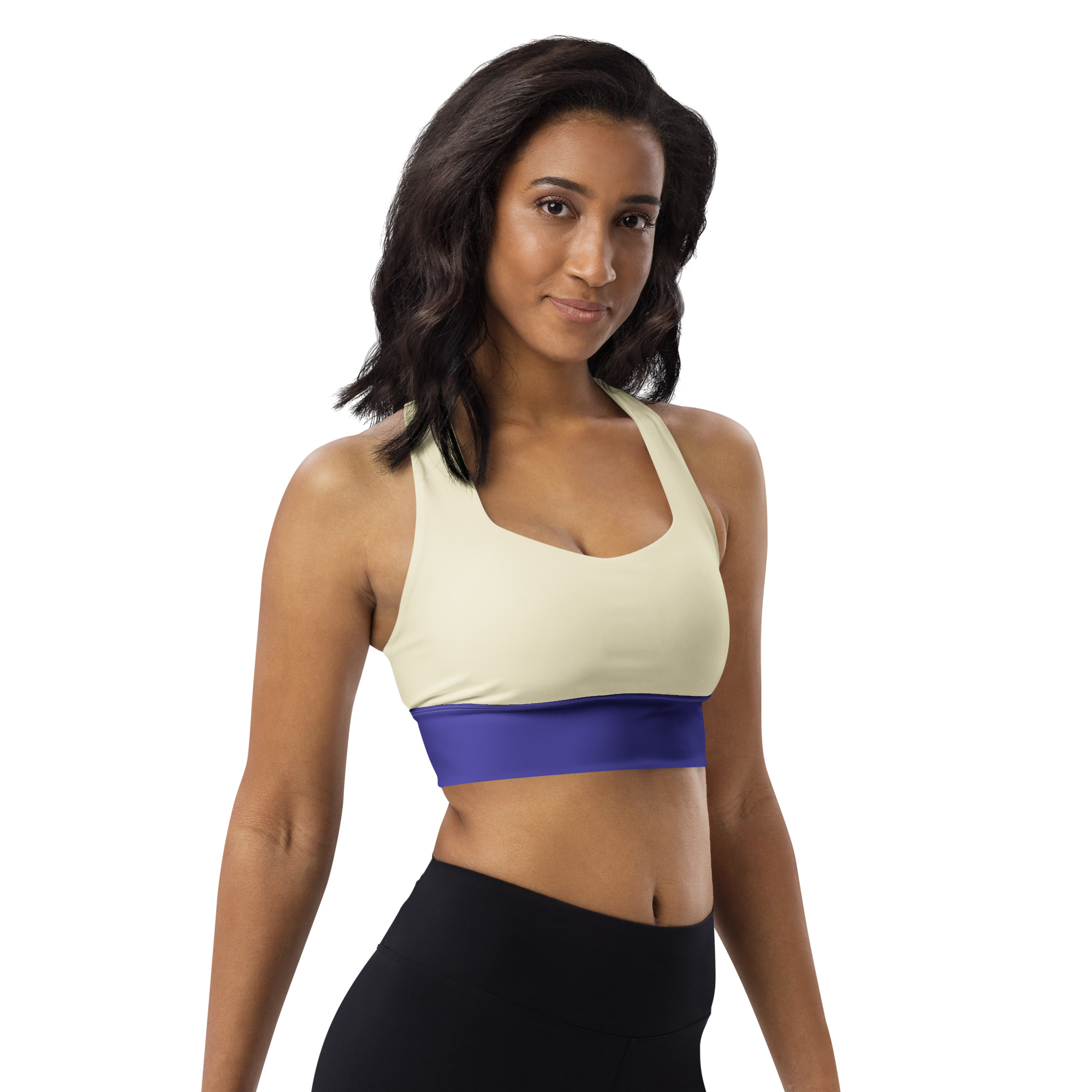 all over print recycled longline sports bra white right front 6a94e30c1b95d jpg