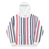 The Stripes Series (Classic Red and Blue) Hoodie blue red white front art concierge clothing jpg