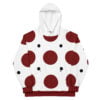 The Bauhaus Series (Red and Black Pocka Dots) Hoodie red black white front art concierge clothing jpg
