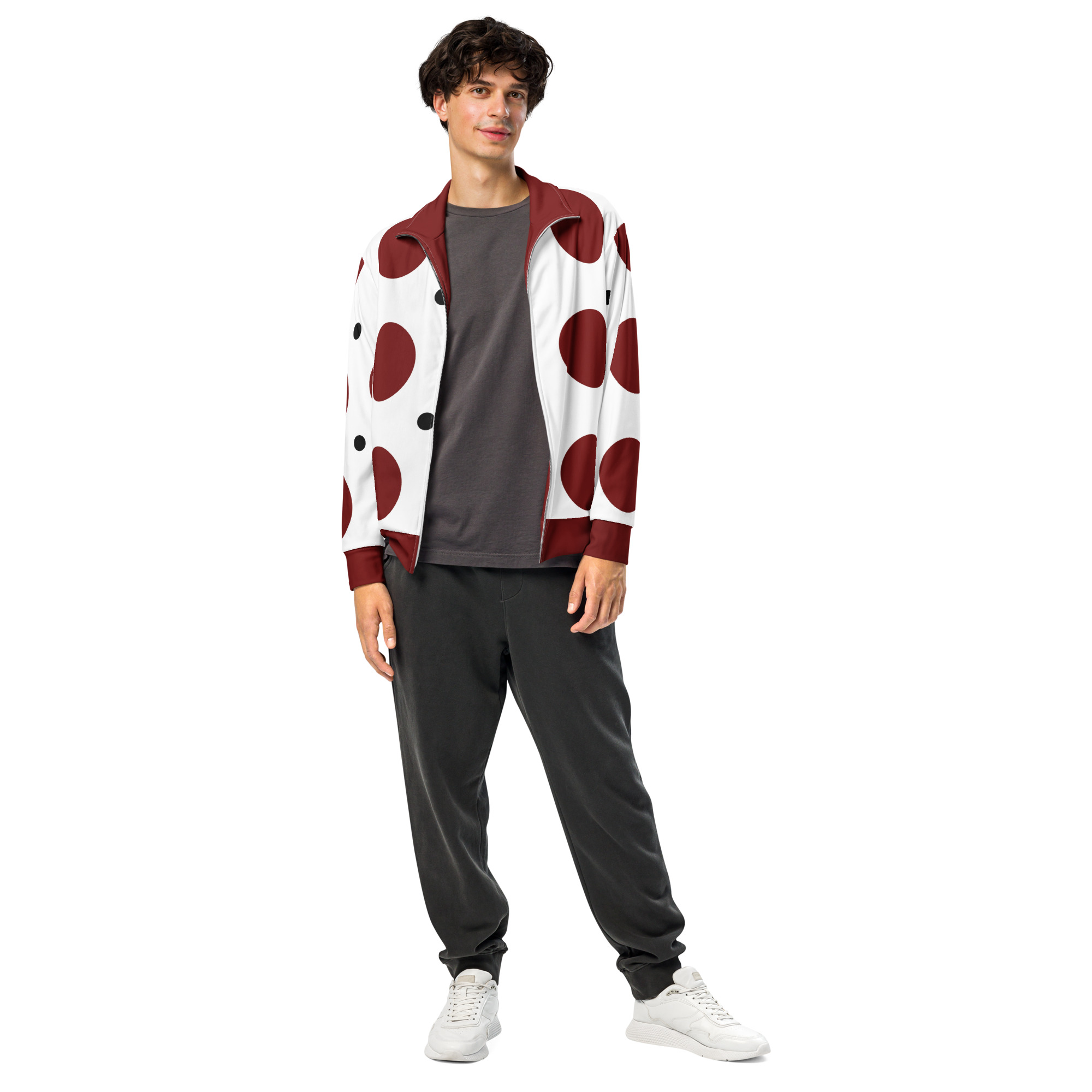 all over print recycled unisex track jacket white front 6a9363d240254 jpg
