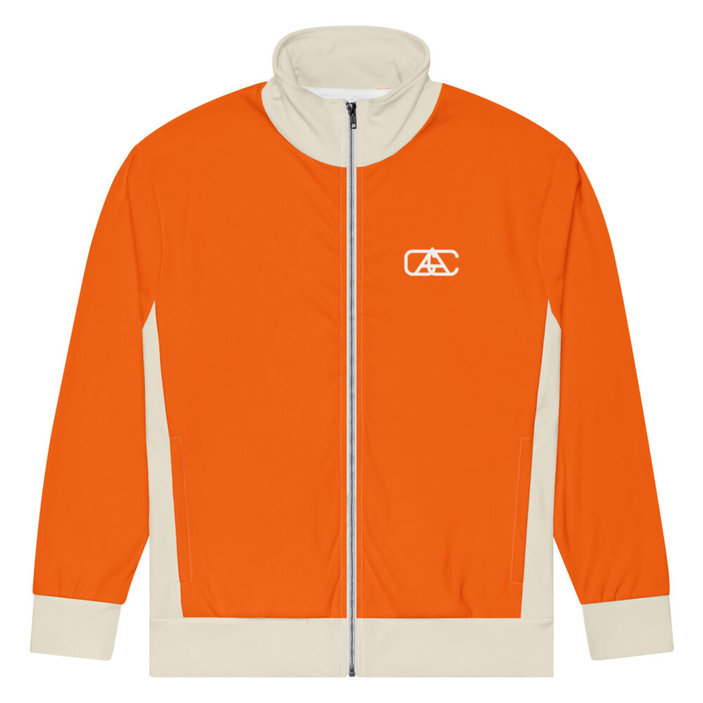 The Bauhaus Series (Persimmon and Friends) Track Jacket persimmon champagne front art concierge clothing jpg