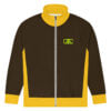 The Bauhaus Series (Chocolate and Friends) Chocolate mustard yellow front art concierge clothing jpg