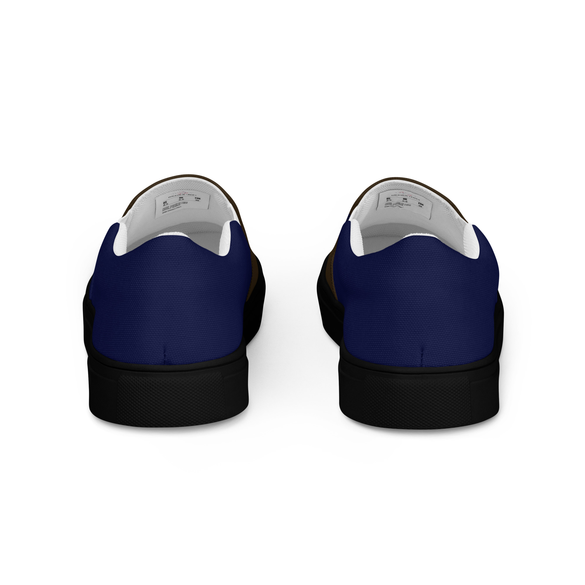 mens slip on canvas shoes black back 6a9485cf4f5dd jpg